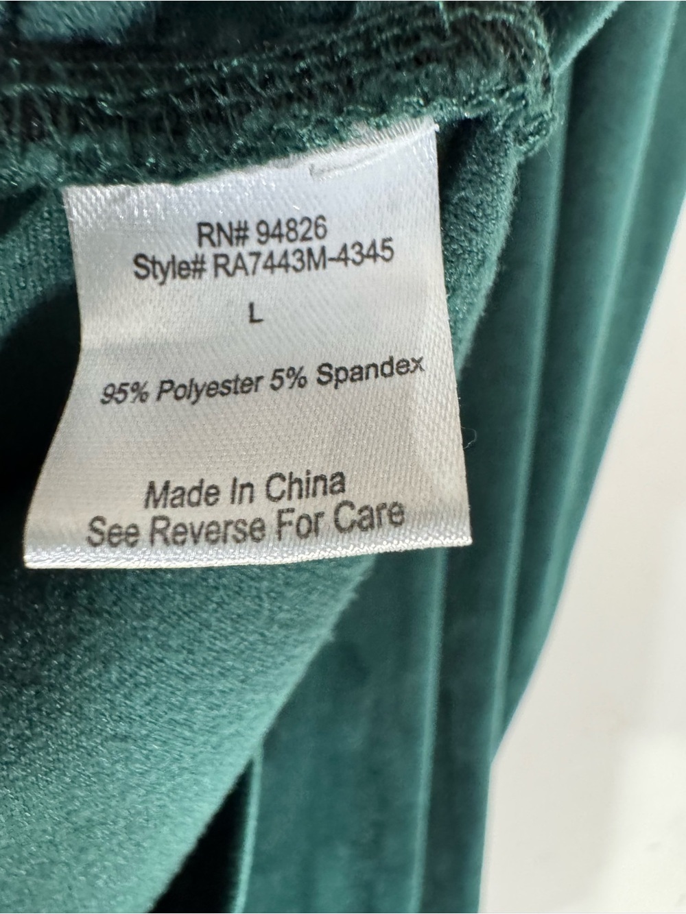 Tempted Hearts Dark Green Velvet Ruched Blouse Large holiday Whimsigoth - Picture 7 of 9